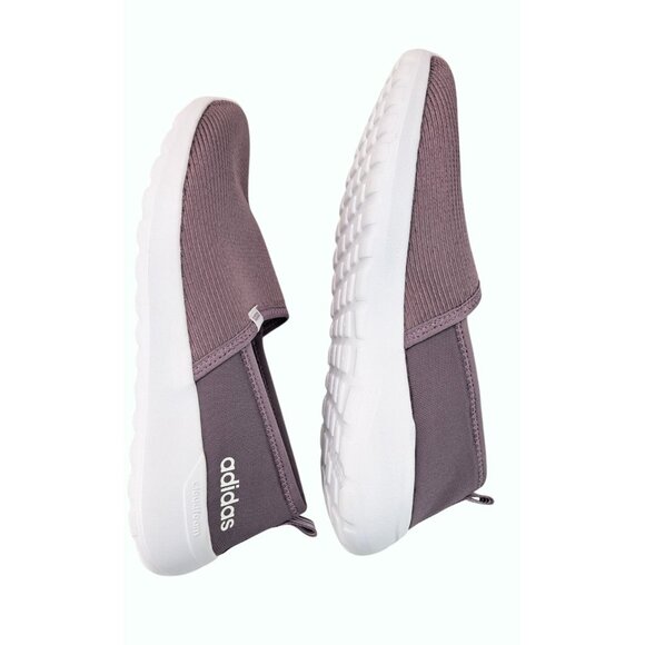 Adidas Cloudfoam Lite Women Slip-On Shoes Purple Size 9 Lightweight Comfort New - Picture 3 of 9